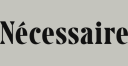 Necessaire — logo